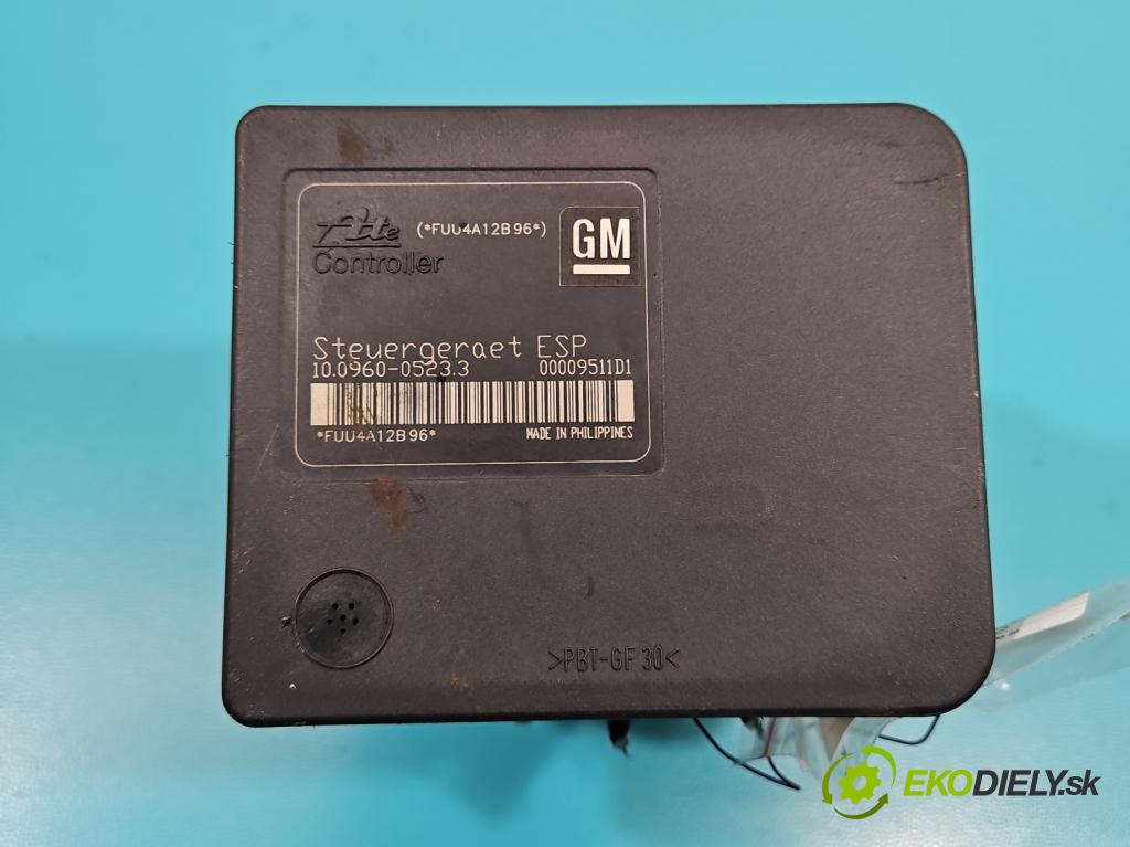 Opel Astra III 2004-2014 1.8 16V 125 HP manual 92 kW 1796 cm3 5- čerpadlo abs 13168728 (Pumpy ABS)