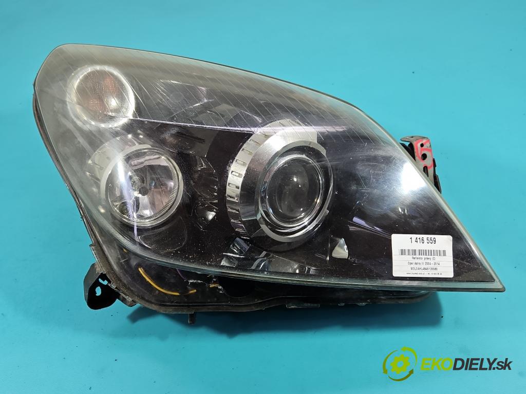 Opel Astra III 2004-2014 1.8 16V 125 HP manual 92 kW 1796 cm3 5- Reflektor: pravý  (Pravé)