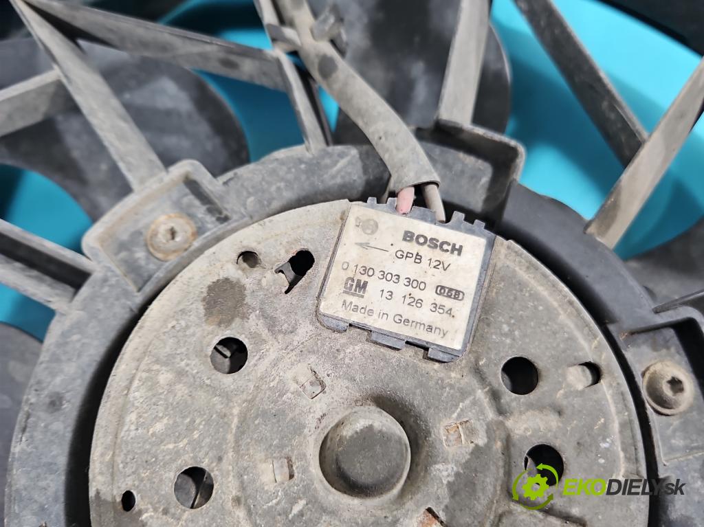 Opel Astra III 2004-2014 1.8 16V 125 HP manual 92 kW 1796 cm3 5- Ventilátor chladiča 13126353