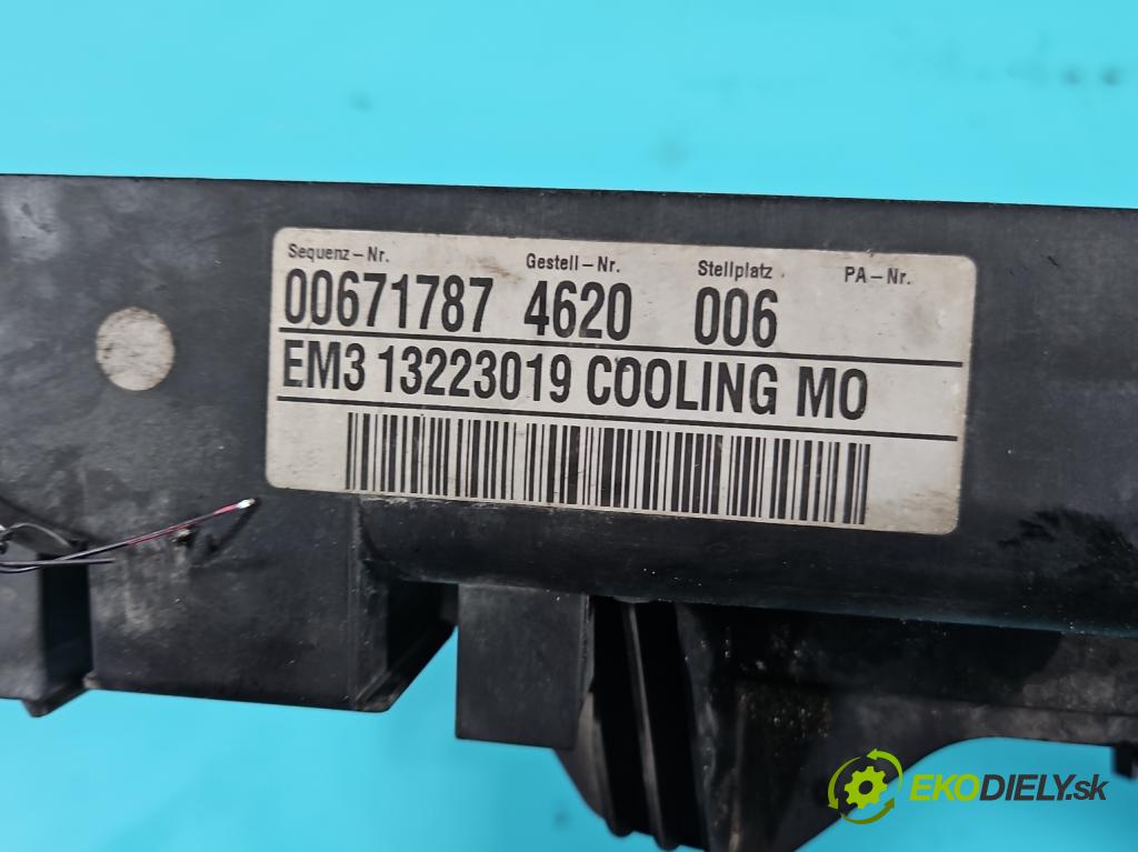 Opel Insignia A 2008-2017 2.0 CDTI 131 HP automatic 96 kW 1956 cm3 5- Ventilátor chladiča 13223019
