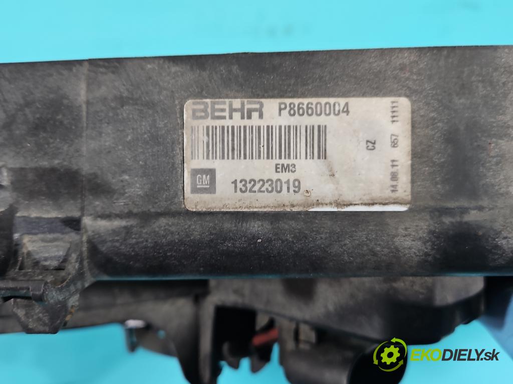 Opel Insignia A 2008-2017 2.0 CDTI 131 HP automatic 96 kW 1956 cm3 5- Ventilátor chladiča 13223019