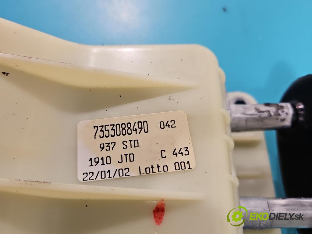 Alfa romeo 147 1.9 JTD 116 HP manual 85 kW 1910 cm3 3- Páka: Změny: stupeň,rýchlosť 7353088490 (Rýchlostná páka (kulisa))