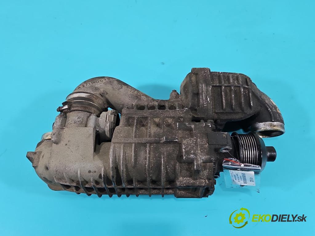 Mercedes C W203 2000-2007 1.8 kompresor 143 hp automatic 105 kW 1796 cm3 4- Turbodmychadlo A2710902080 (Turbodúchadla (kompletní))