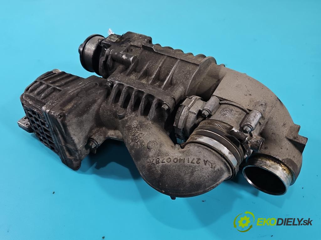 Mercedes C W203 2000-2007 1.8 kompresor 143 hp automatic 105 kW 1796 cm3 4- Turbodmychadlo A2710902080 (Turbodúchadla (kompletní))