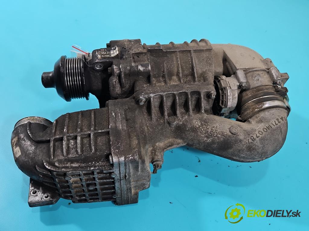 Mercedes C W203 2000-2007 1.8 kompresor 143 hp automatic 105 kW 1796 cm3 4- Turbodmychadlo A2710902080 (Turbodúchadla (kompletní))