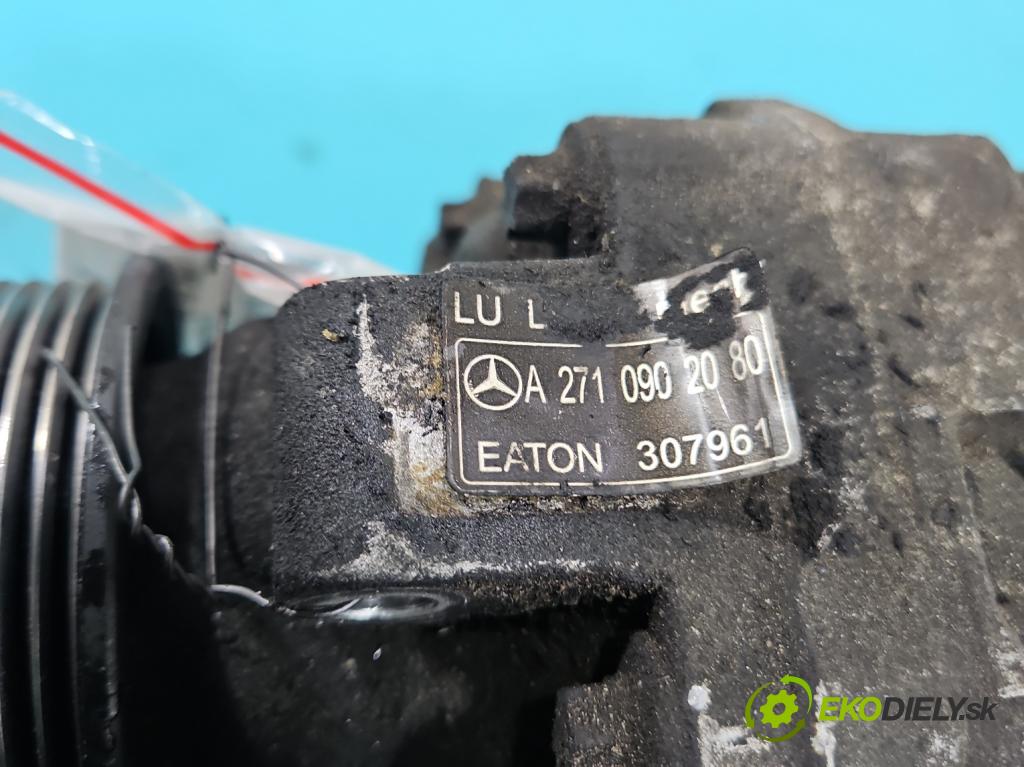 Mercedes C W203 2000-2007 1.8 kompresor 143 hp automatic 105 kW 1796 cm3 4- Turbodmychadlo A2710902080 (Turbodúchadla (kompletní))