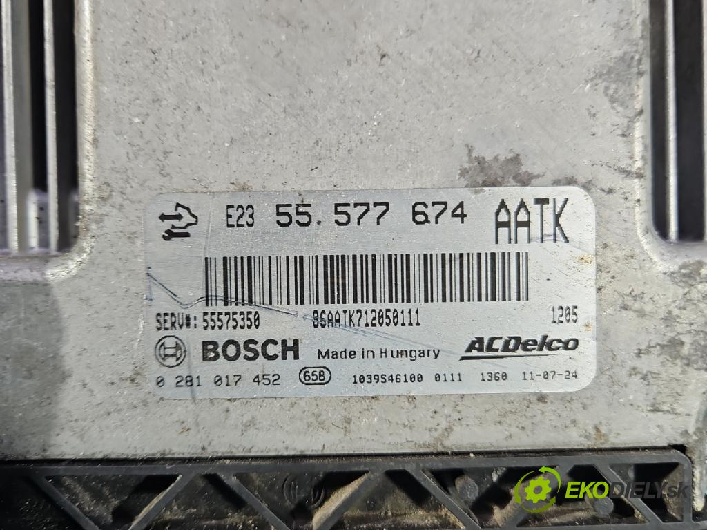 Opel Insignia A 2008-2017 2.0 CDTI 131 HP automatic 96 kW 1956 cm3 5- riadiaca jednotka motora 55577674