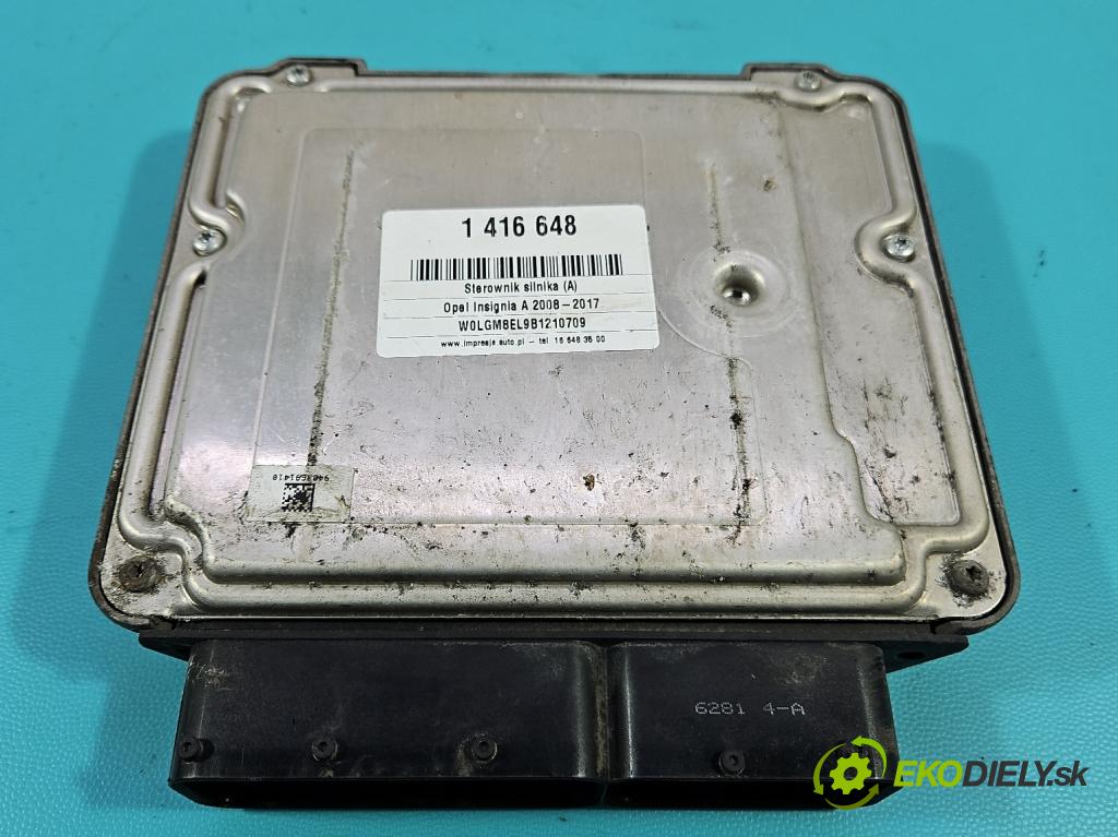 Opel Insignia A 2008-2017 2.0 CDTI 131 HP automatic 96 kW 1956 cm3 5- riadiaca jednotka motora 55577674