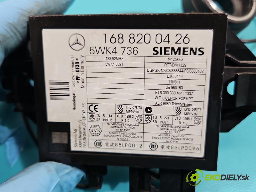 Mercedes A W168 1997-2004 1.7 cdi 95 HP manual 70 kW 1689 cm3 5- riadiaca jednotka motora 0281011151