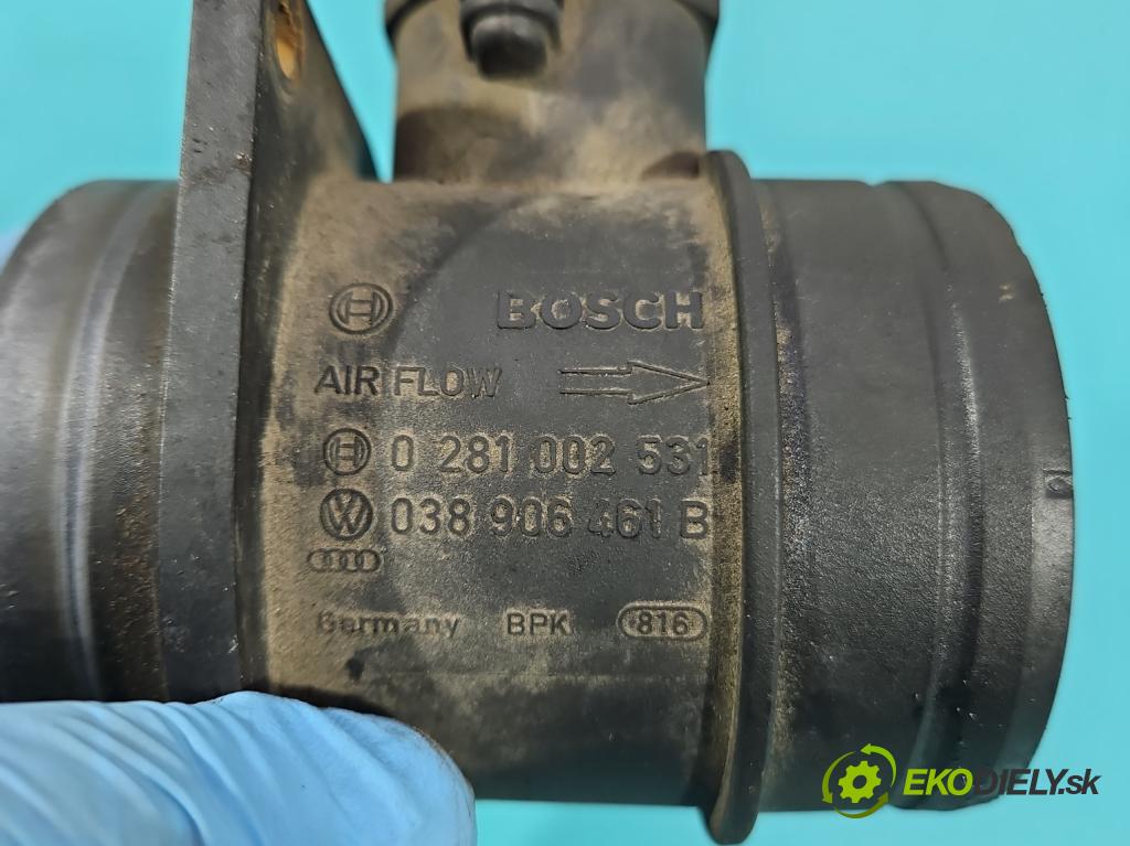 Skoda Fabia I 1999-2007 1.4 tdi 75 HP manual 55 kW 1422 cm3 5- průtokoměr: 0281002531 (Váhy vzduchu)