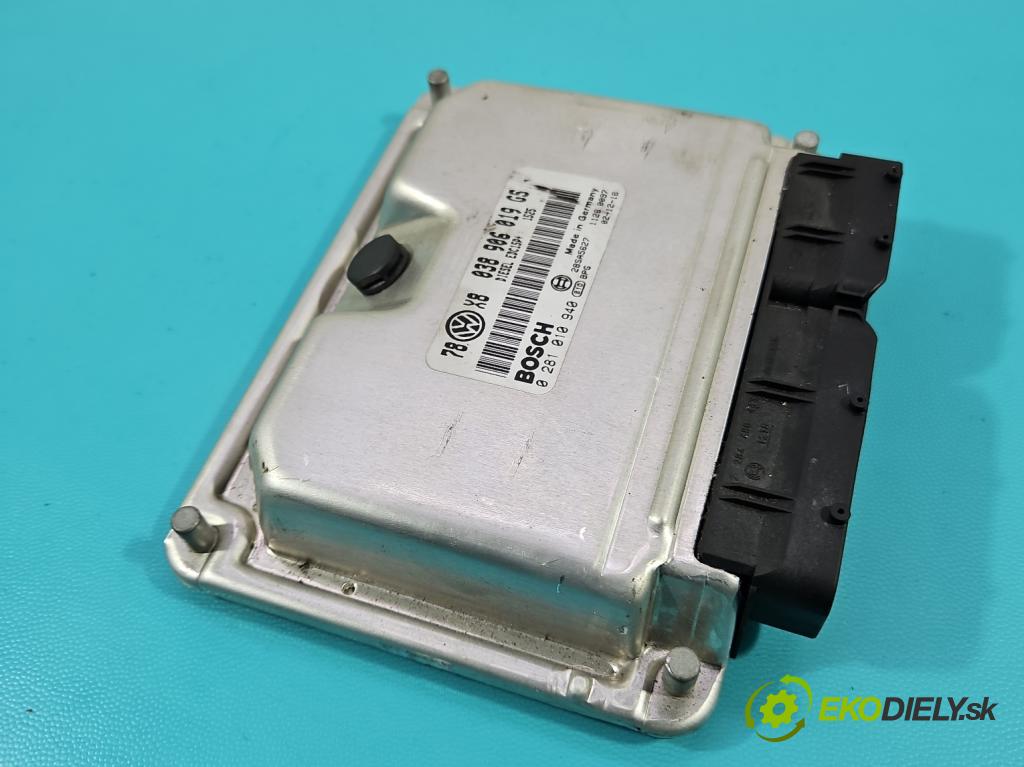 Vw Passat B5 1995-2005 1.9 tdi 131 HP manual 96 kW 1896 cm3 5- riadiaca jednotka motora 038906019GS