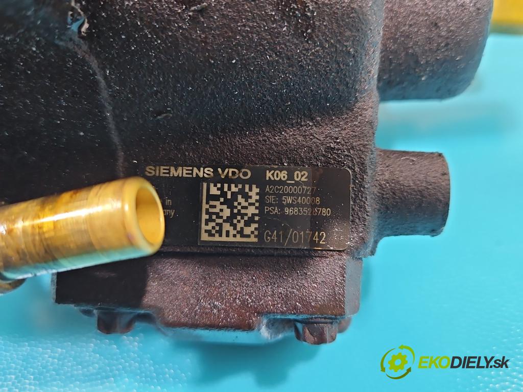 Ford Fiesta Mk6 2002-2008 1.4 TDCI 68 HP manual 50 kW 1399 cm3 5- čerpadlo vstrekovacia 5WS40008 (Vstrekovacie čerpadlá)