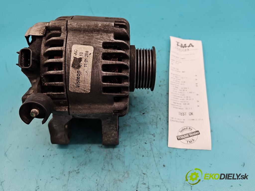 Ford Fiesta Mk6 2002-2008 1.4 TDCI 68 HP manual 50 kW 1399 cm3 5- Alternator 3S6T-AC (Alternátory)