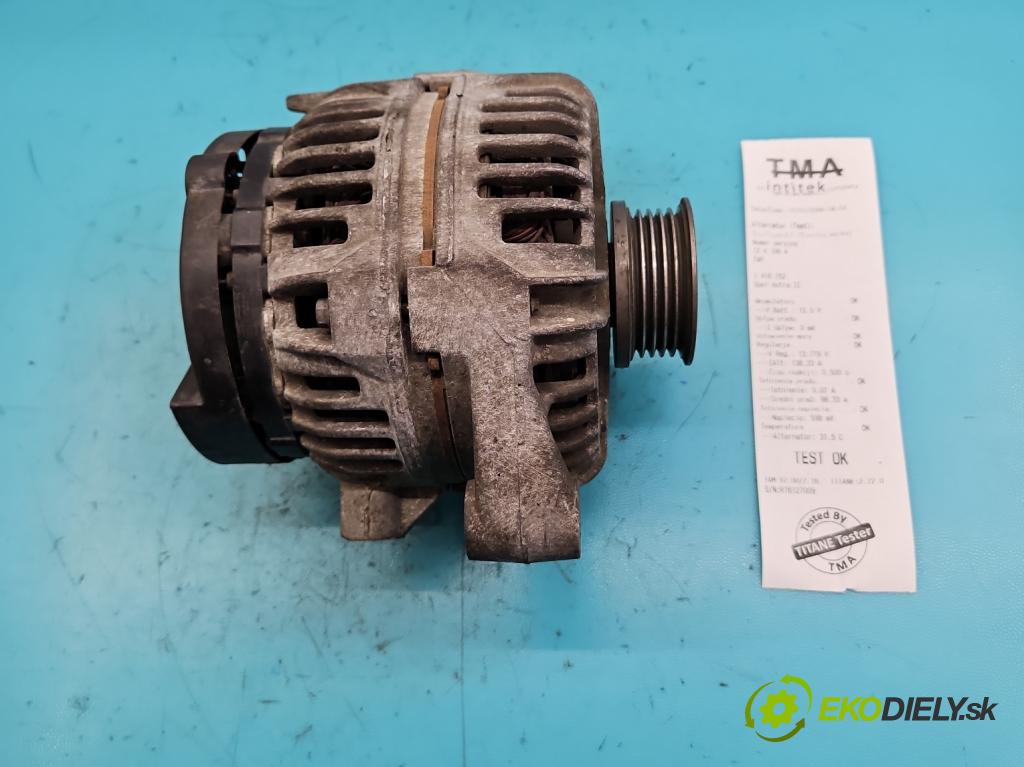 Opel Astra II 1998-2009 1.6 16v 101 HP manual 74 kW 1598 cm3 5- Alternator 0124415002 (Alternátory)