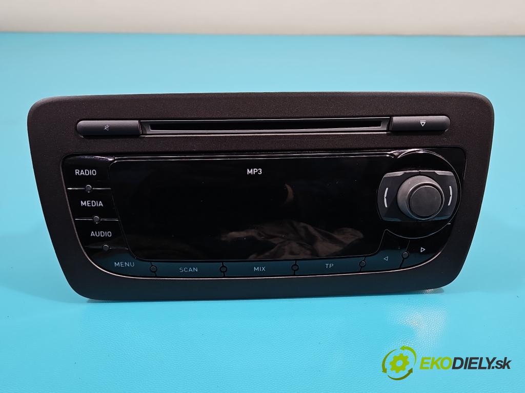 Seat Ibiza IV 6J 2008-2017 1.6 TDI 90 HP manual 66 kW 1598 cm3 5- Radio originál 6J1035153H