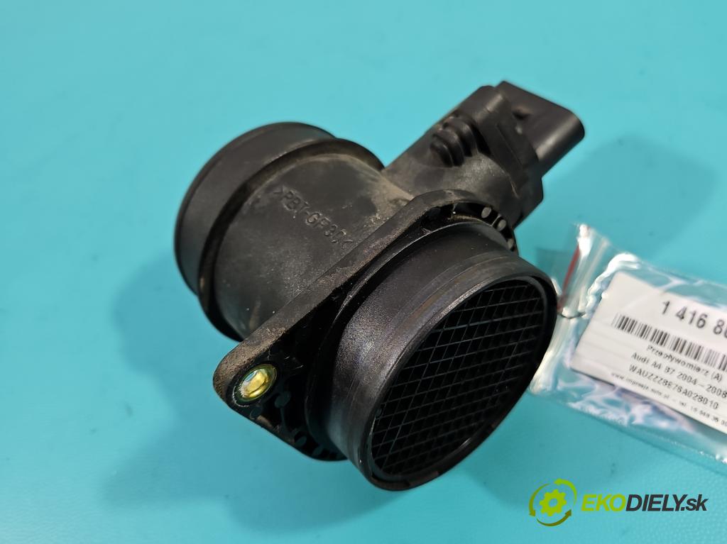 Audi A4 B7 2004-2008 1.8 T 163 HP manual 120 kW 1781 cm3 5- průtokoměr: 0280218063 (Váhy vzduchu)