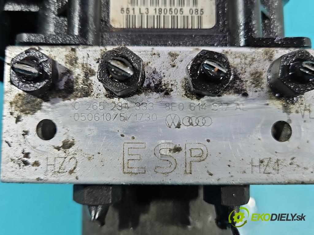 Audi A4 B7 2004-2008 1.8 16v 163 HP manual 120 kW 1781 cm3 5- čerpadlo abs 0265234333 (Pumpy ABS)