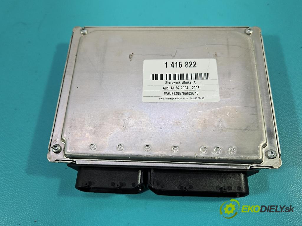 Audi A4 B7 2004-2008 1.8 T 163 HP manual 120 kW 1781 cm3 5- riadiaca jednotka motora 8E0909518AQ