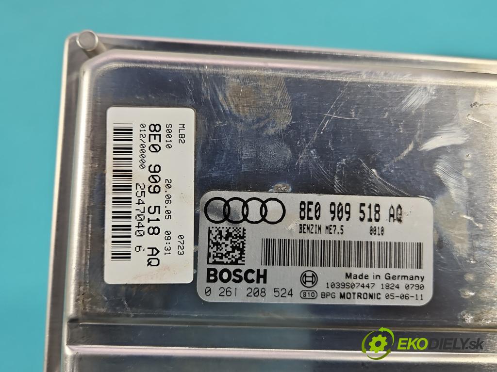 Audi A4 B7 2004-2008 1.8 T 163 HP manual 120 kW 1781 cm3 5- riadiaca jednotka motora 8E0909518AQ