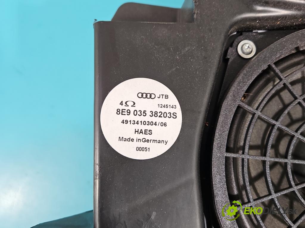 Audi A4 B7 2004-2008 1.8 T 163 HP manual 120 kW 1781 cm3 5- Subwoofer: 8E903538203S (Audio zariadenia)