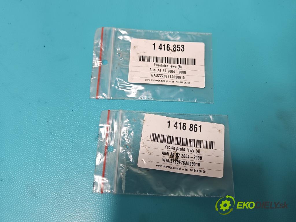 Audi A4 B7 2004-2008 1.8 T 163 HP manual 120 kW 1781 cm3 5- náboj ľavé  (Náboje)