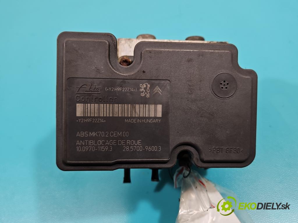 Peugeot 207 1.4b: 73 HP manual 54 kW 1360 cm3 5- čerpadlo abs 9665343980 (Pumpy ABS)