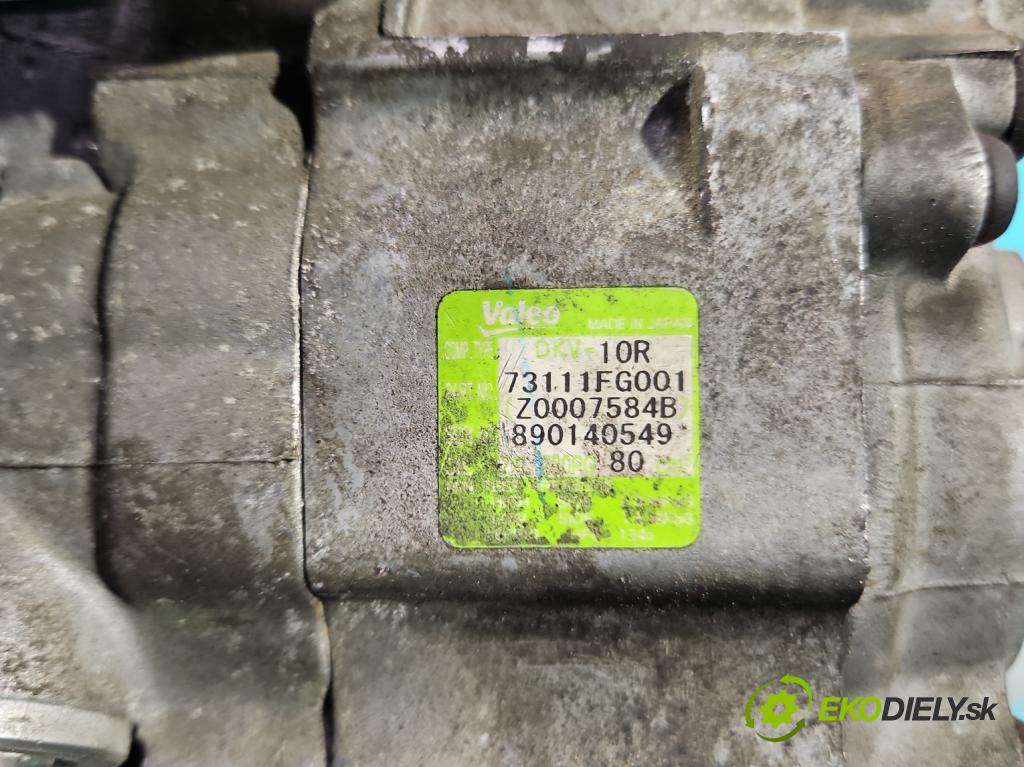 Subaru Impreza III GH 2007-2012 1.5 boxer 107 HP manual 79 kW 1498 cm3 5- Kompresor: klimatizácie 73111FG001 (Kompresory klimatizácie)