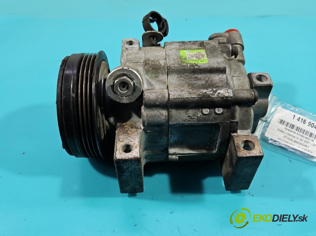 Subaru Impreza III GH 2007-2012 1.5 boxer 107 HP manual 79 kW 1498 cm3 5- Kompresor: klimatizácie 73111FG001 (Kompresory klimatizácie)