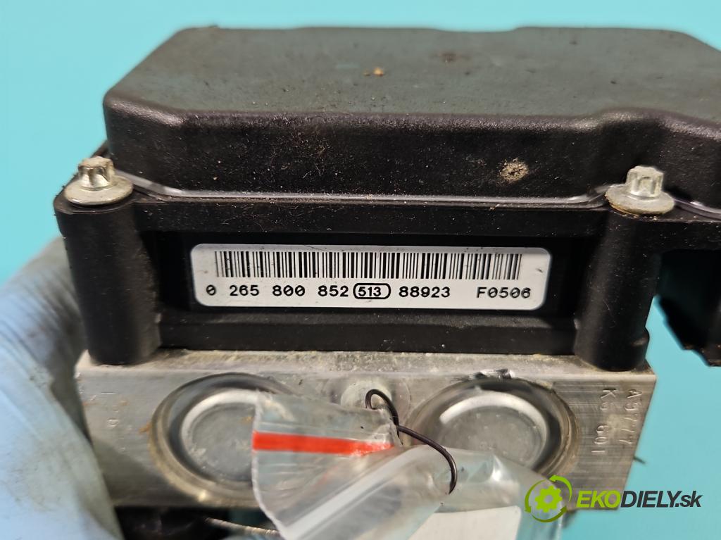 Subaru Impreza III GH 2007-2012 1.5 boxer 107 HP manual 79 kW 1498 cm3 5- čerpadlo abs 0265800852 (Pumpy ABS)