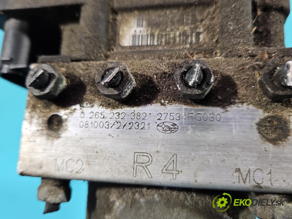Subaru Impreza III GH 2007-2012 1.5 boxer 107 HP manual 79 kW 1498 cm3 5- čerpadlo abs 0265800852 (Pumpy ABS)