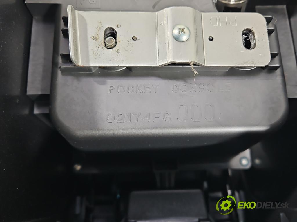 Subaru Impreza III GH 2007-2012 1.5 boxer 107 HP manual 79 kW 1498 cm3 5- operadlo 92174FG000 (Lakťové opierky)