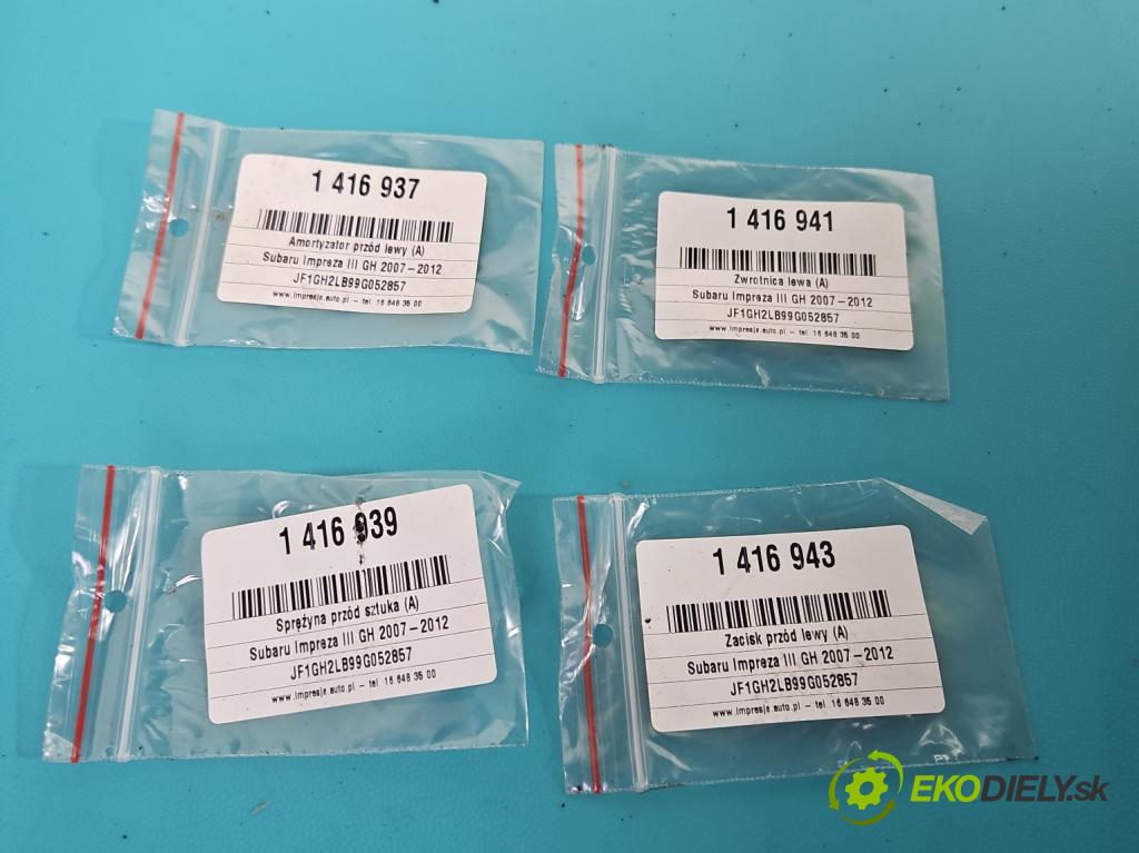 Subaru Impreza III GH 2007-2012 1.5 boxer 107 HP manual 79 kW 1498 cm3 5- náboj ľavé  (Náboje)