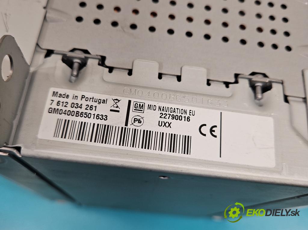 Opel Insignia A 2008-2017 2.0 CDTI 131 HP automatic 96 kW 1956 cm3 5- Radio originál 22790016
