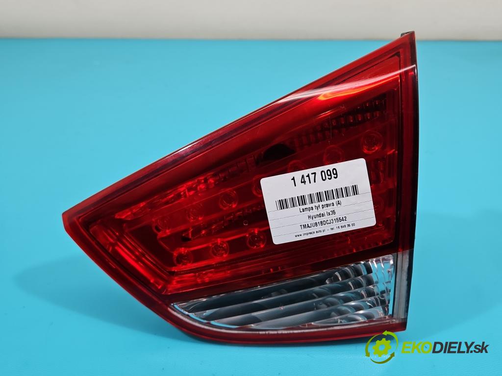 Hyundai Ix35 2.0 16V 163 HP automatic 120 kW 1998 cm3 5- svetlo / reflektor zadné pravé 92406-2Y0 (Kľučka dverí ostatné)