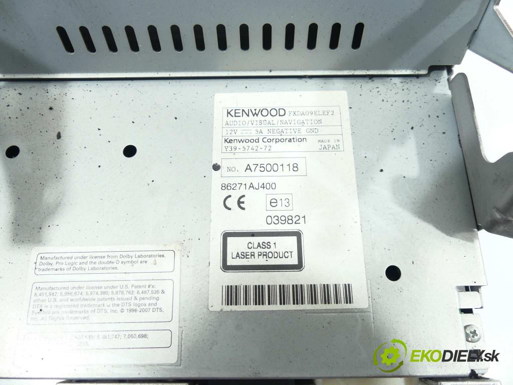 Subaru Outback IV 2009-2014 2.0d 150 HP  110 kW 2000 cm3 5- Radio originál