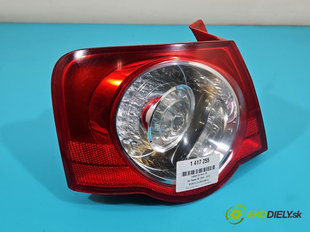 Vw Passat B6 2005-2010 2.0 TDI 140 HP manual 103 kW 1968 cm3 4- svetlo / reflektor zadné ľavé 3C5945075C (Kľučka dverí ostatné)