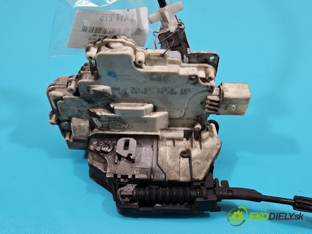 Vw Passat B6 2005-2010 2.0 TDI 140 hp manual 103 kW 1968 cm3 4- zámek přední pravý 3C1837016A