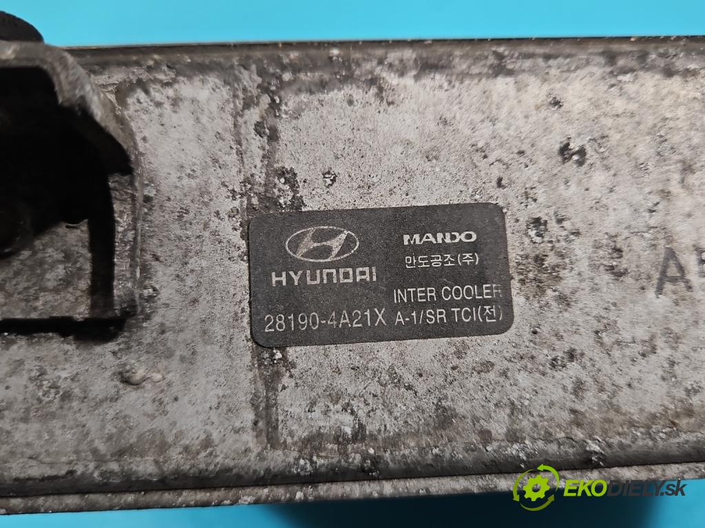 Hyundai H1 2.5 CRDI 100 HP manual 73,6 kW 2476 cm3 5- Intercooler 28190-4A21X (Intercooler (chladič nasávaného vzduchu))