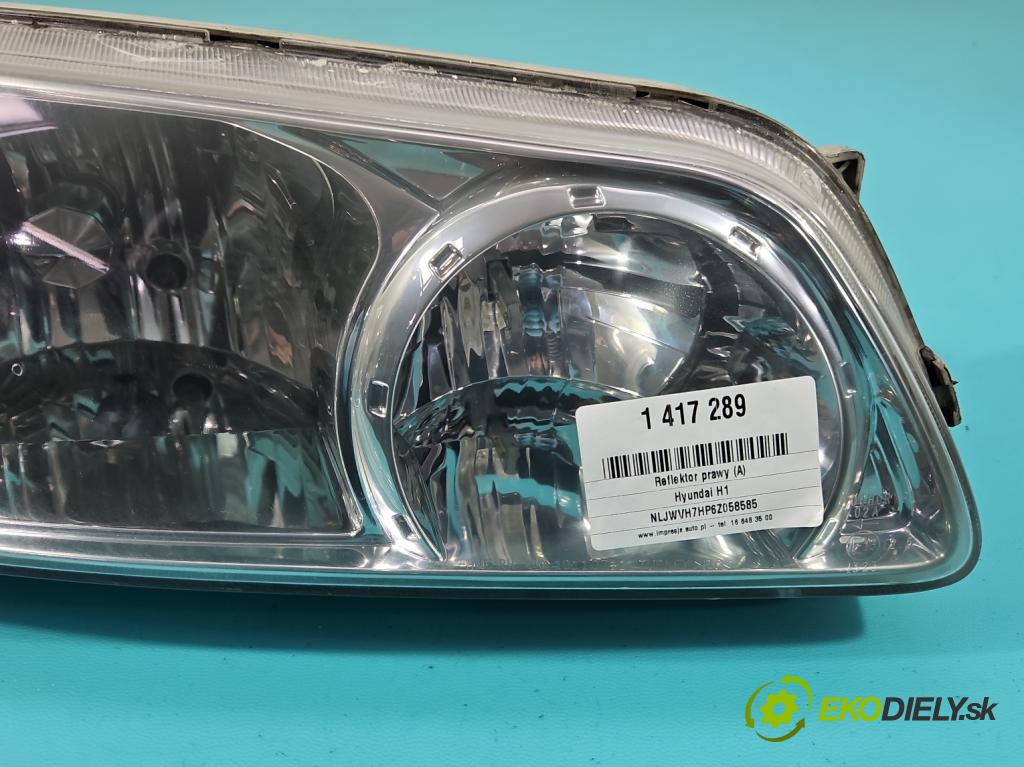 Hyundai H1 2.5 CRDI 100 HP manual 73,6 kW 2476 cm3 5- Reflektor: pravý  (Pravé)
