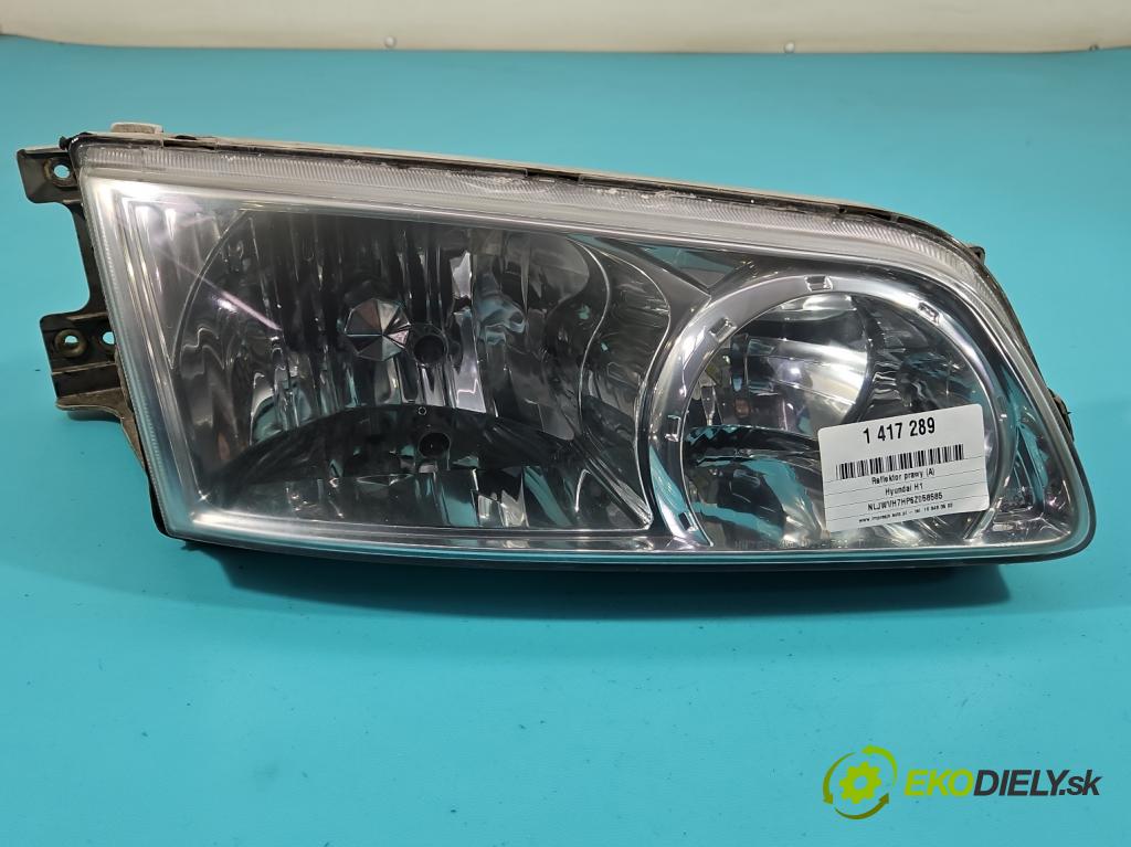 Hyundai H1 2.5 CRDI 100 HP manual 73,6 kW 2476 cm3 5- Reflektor: pravý  (Pravé)