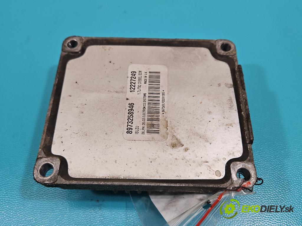 Opel Meriva A 2002-2010 1.7 dti 75 HP manual 55 kW 1686 cm3 5- riadiaca jednotka motora 12227249