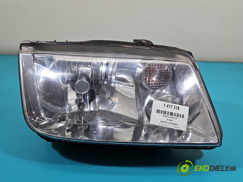 Vw Bora 1.6 SR 101 HP manual 74 kW 1600 cm3 5- Reflektor: pravý  (Pravé)