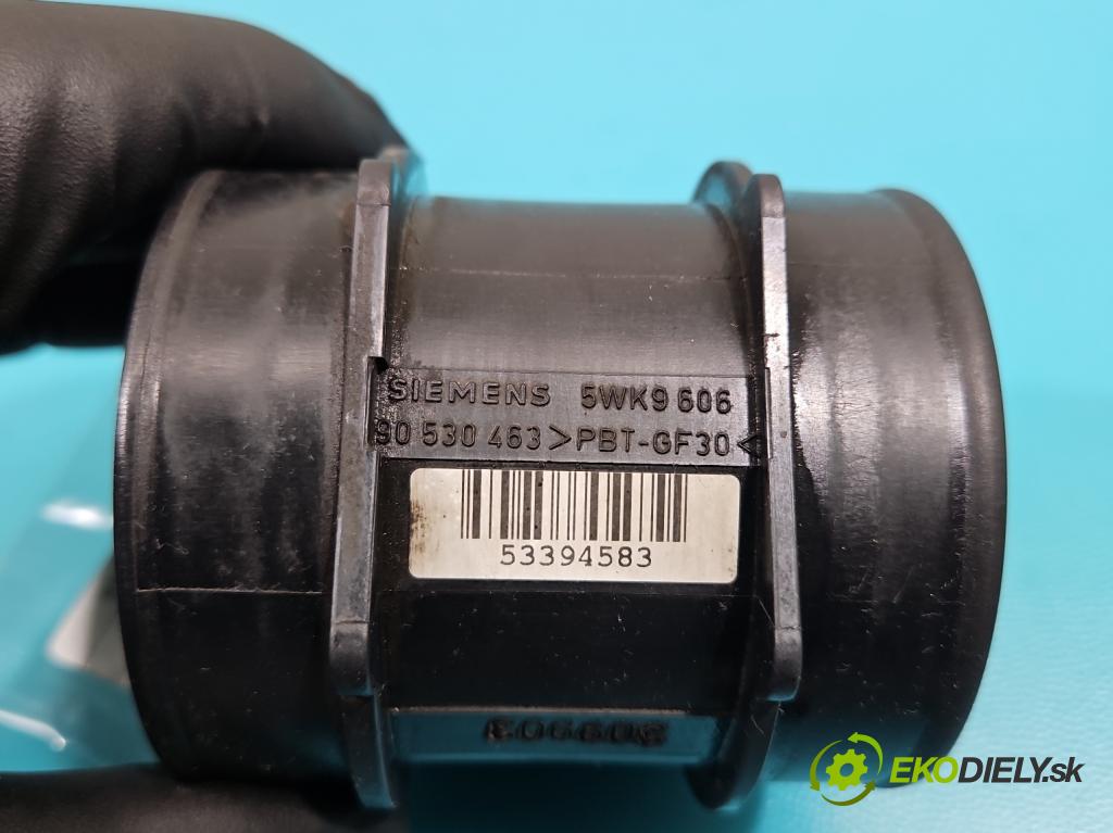 Opel Astra II 1998-2009 1.8 16V 116 HP manual 85 kW 1796 cm3 5- průtokoměr: 5WK9606 (Váhy vzduchu)