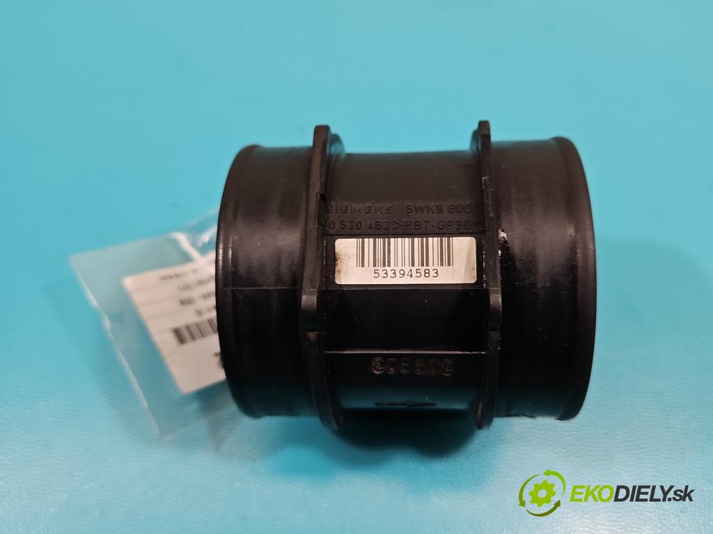 Opel Astra II 1998-2009 1.8 16V 116 HP manual 85 kW 1796 cm3 5- průtokoměr: 5WK9606 (Váhy vzduchu)