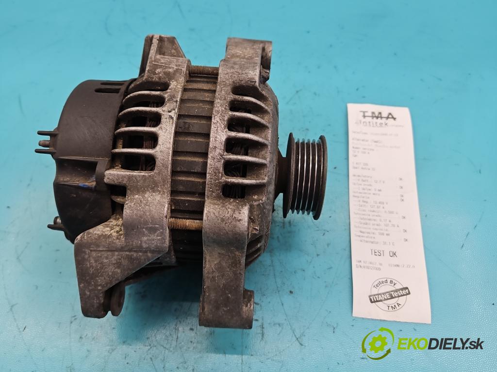 Opel Astra II 1998-2009 1.8 16V 116 HP manual 85 kW 1796 cm3 5- Alternator  (Alternátory)