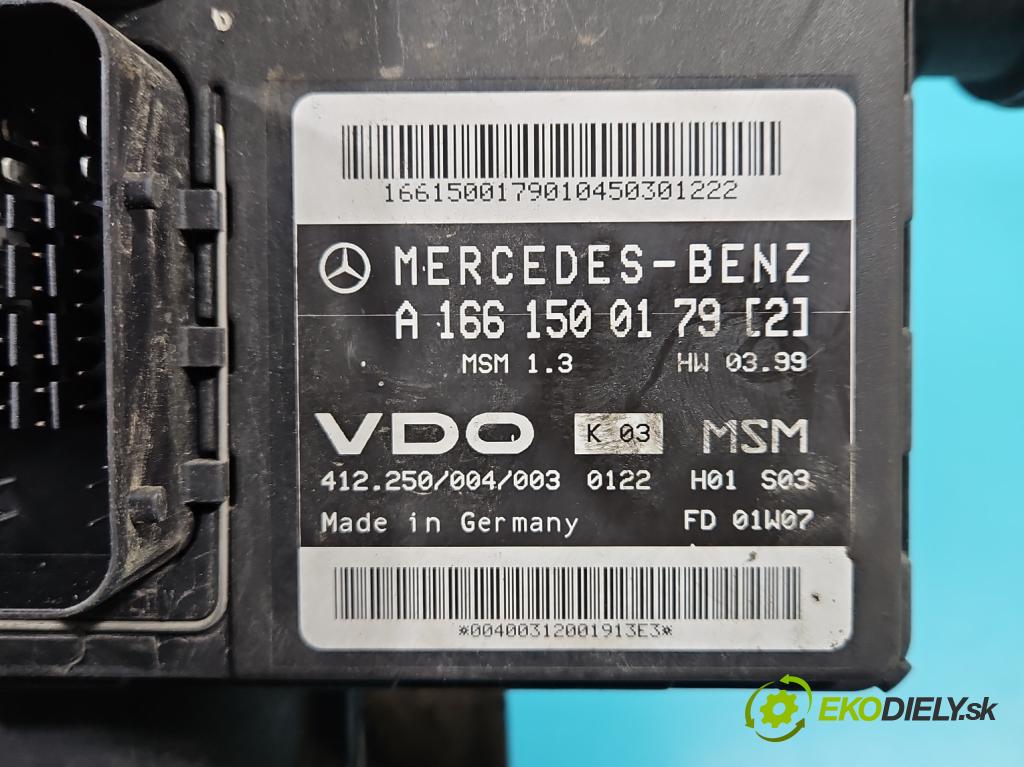 Mercedes A W168 1997-2004 1.4 MNOHO: 82 HP manual 60 kW 1397 cm3 5- riadiaca jednotka motora A1661404600