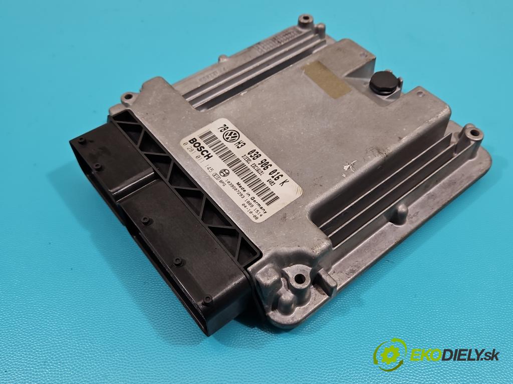 Vw Passat B5 1995-2005 2.0 tdi 136 HP manual 100 kW 1968 cm3 4- riadiaca jednotka motora 038906016K