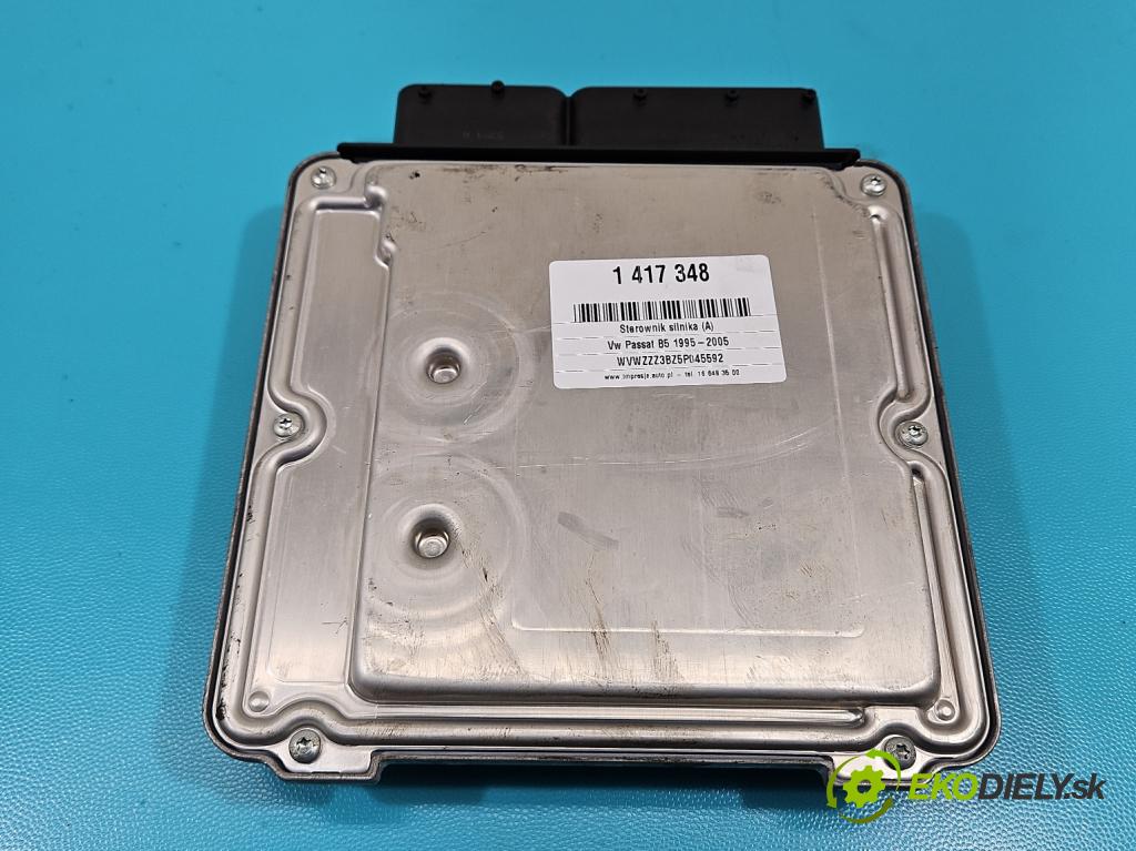 Vw Passat B5 1995-2005 2.0 tdi 136 HP manual 100 kW 1968 cm3 4- riadiaca jednotka motora 038906016K
