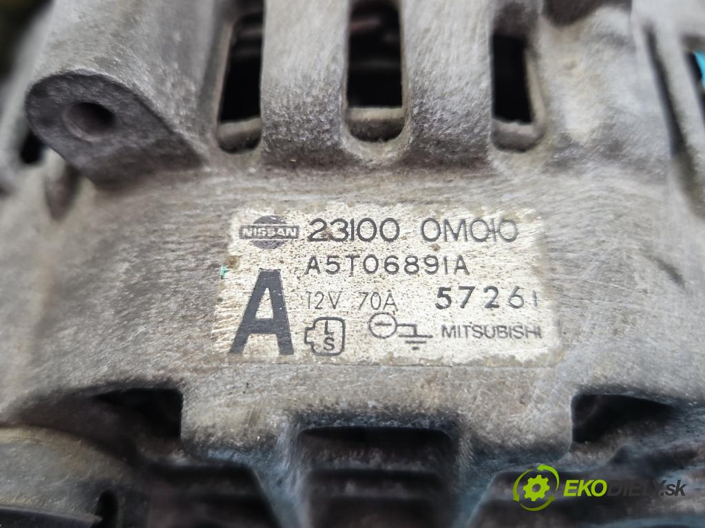 Nissan Almera N15 1995-2000 1.4 16V 75 HP manual 55 kW 1392 cm3 3- Alternator 231000M010 (Alternátory)