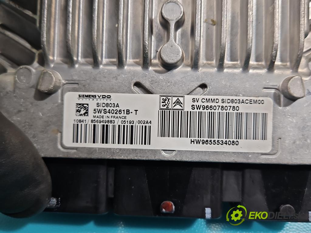 Peugeot 407 2.0 hdi 136 HP manual 100 kW 1997 cm3 4- riadiaca jednotka motora 9660780780